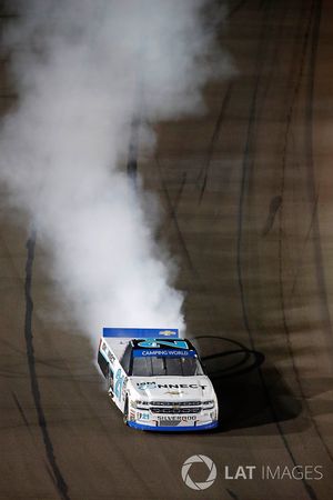 Race winner Johnny Sauter, GMS Racing Chevrolet