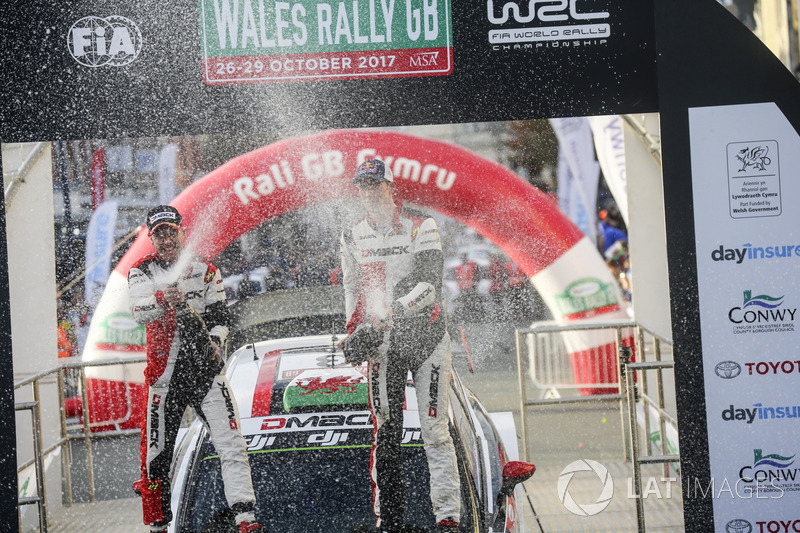 Los ganadores Elfyn Evans, Daniel Barritt, Ford Fiesta WRC, M-Sport