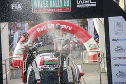 Winners Elfyn Evans, Daniel Barritt, Ford Fiesta WRC, M-Sport
