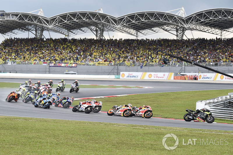 Johann Zarco, Monster Yamaha Tech 3, 1st lap