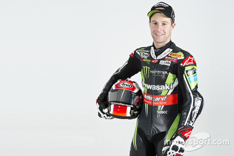 Jonathan Rea met de Kawasaki Ninja ZX-10R