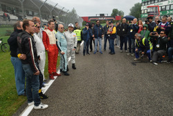 Alcuni piloti Minardi presenti domenica mattina a Imola