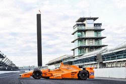 The car of Fernando Alonso, Andretti Autosport Honda