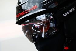 #1 Porsche Team Porsche 919 Hybrid: Neel Jani, Andre Lotterer, Nick Tandy in the reflection of a Por