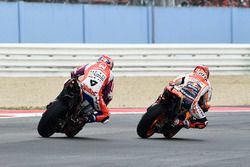 Marc Marquez, Repsol Honda Team overtakes Danilo Petrucci, Pramac Racing