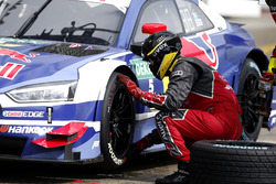 Arrêt au stand : Mattias Ekström, Audi Sport Team Abt Sportsline, Audi A5 DTM