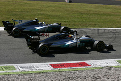 Winner Lewis Hamilton, Mercedes AMG F1 W08, second place Valtteri Bottas, Mercedes AMG F1 W08