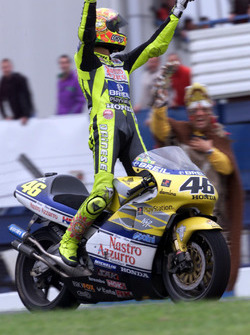 Racewinnaar Valentino Rossi, Honda