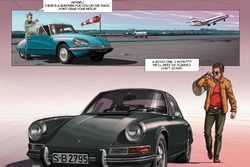 Steve McQueen im Le Mans-Comic