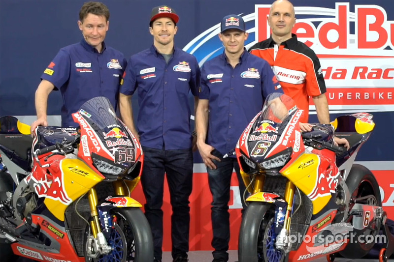 Nicky Hayden, Honda World Superbike Team; Stefan Bradl, Honda World Superbike Team (Screenshot)