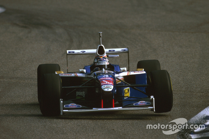 Heinz-Harald Frentzen, Williams FW1 failed to finish after a collision with Irvine