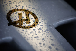 De la pluie sur le nez d'une Haas F1 Team VF-17