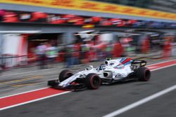 Lance Stroll, Williams FW40, Boxenstopp