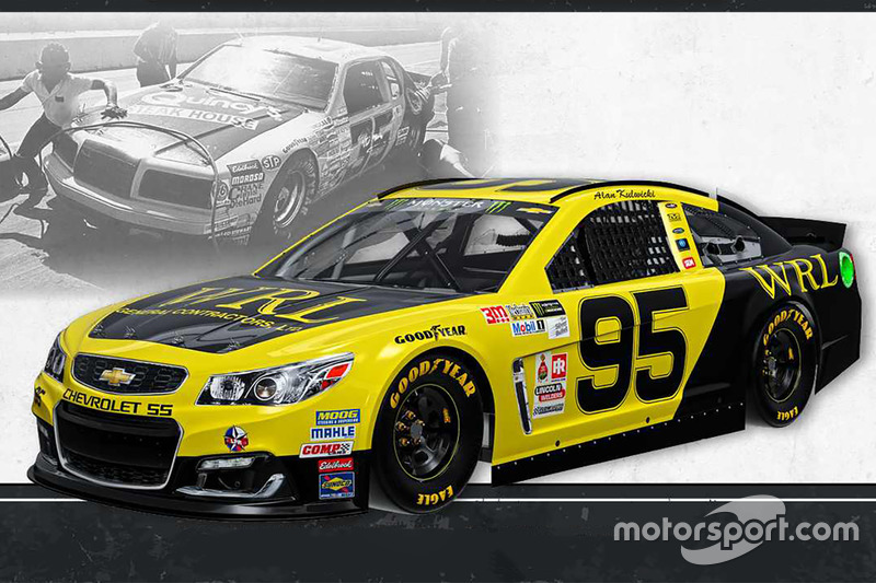 Throwback-Design: Michael McDowell, Leavine Family Racing Chevrolet