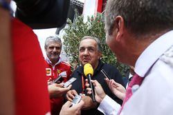 Sergio Marchionne, Chief Executive Officer, Fiat Chrysler and Chairman, Ferrari, is interviewed alon