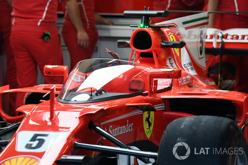 Ferrari SF70H, mit Cockpitschutz Shield