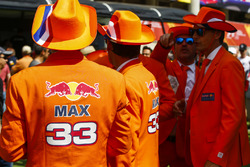 Fans Max Verstappen, Red Bull