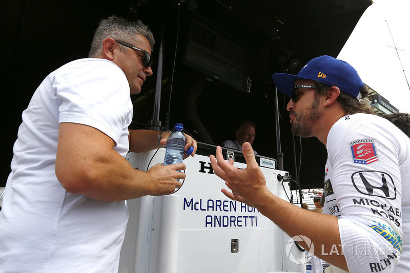 Fernando Alonso, Andretti Autosport Honda, Gil de Ferran
