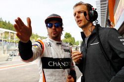 Fernando Alonso, McLaren, Mark Temple, ingénieur de course, McLaren