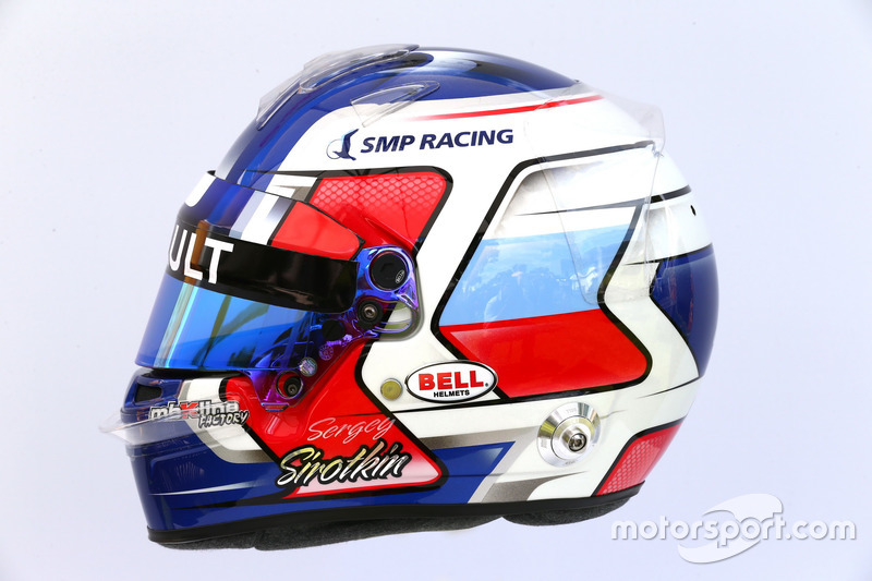 Helm von Sergey Sirotkin, Renault Sport F1 Team