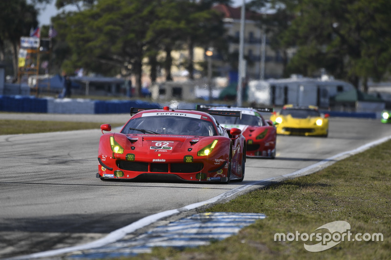 #62 Risi Competizione Ferrari 488 GTE: Toni Vilander, Giancarlo Fisichella, James Calado