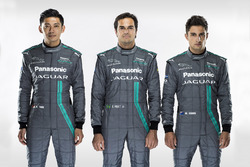Mitch Evans, Nelson Piquet Jr, Ho-Pin Tung, Jaguar Racing