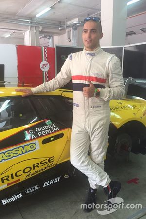 Claudio Giudice con la Lamborghini Huracan GT3 Petri Corse