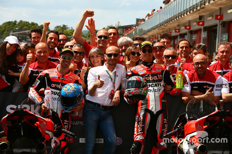 Marco Melandri, Ducati Team, Chaz Davies, Ducati Team