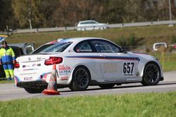 Albin Mächler, BMW M2, ACS, 2. Rennlauf, Pylone