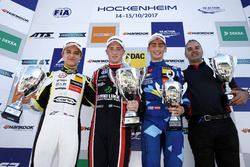 Podium: Race winner Joel Eriksson, Motopark Dallara F317 - Volkswagen, second place Lando Norris, Carlin Dallara F317 - Volkswagen, third place Ferdinand Habsburg, Carlin, Dallara F317 - Volkswagen