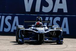  James Rossiter drives the Formula E show car