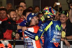 2. Andrea Dovizioso, Ducati Team, 3. Valentino Rossi, Yamaha Factory Racing