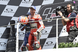 Podium: Andrea Dovizioso, Ducati Team