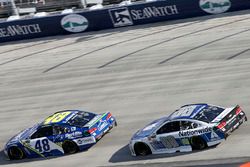 Jimmie Johnson, Hendrick Motorsports Chevrolet, Dale Earnhardt Jr., Hendrick Motorsports Chevrolet