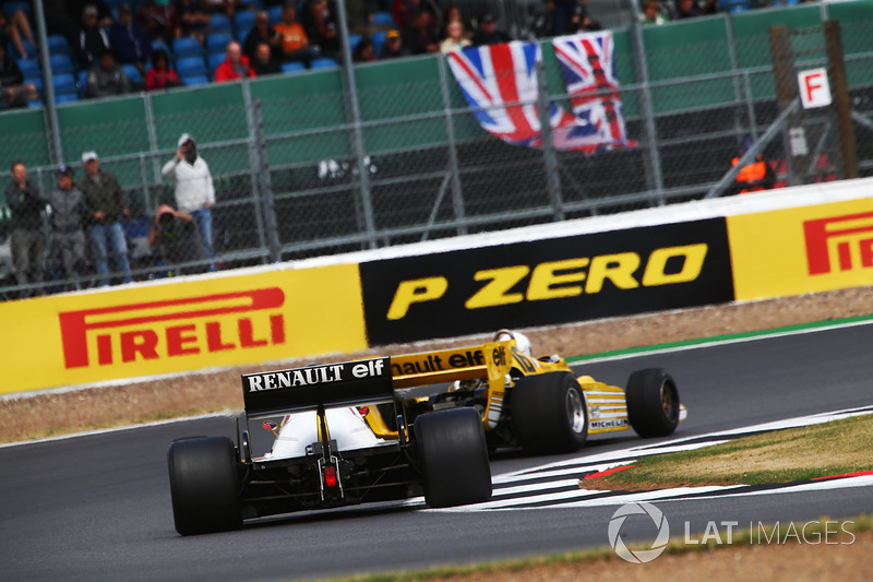 Renault Sport F1 Team F1, René Arnoux y Franck Montagny