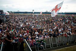 Fans at the stage