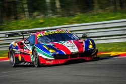 #51 AF Corse Ferrari 488 GTE: Gianmaria Bruni, James Calado