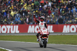 Le vainqueur Takaaki Nakagami, Honda Team Asia
