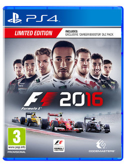 La boîte PS4 de F1 2016