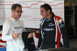 #9 Graff Racing Ligier JS P3 - Nissan: Eric Trouillet and Pascal Rauturier, Team manager