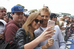 Nico Rosberg, Mercedes AMG F1 with fans