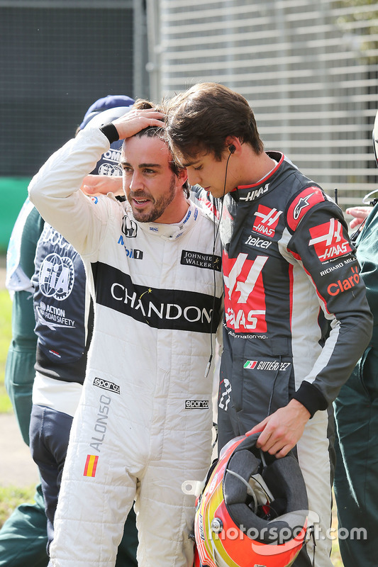 Fernando Alonso e Esteban Gutierrez