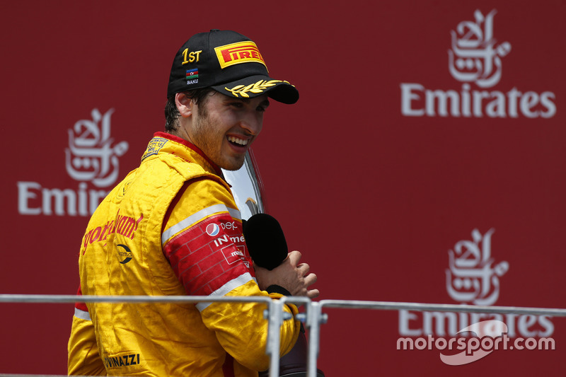 Il vincitore della gara Antonio Giovinazzi, PREMA Racing