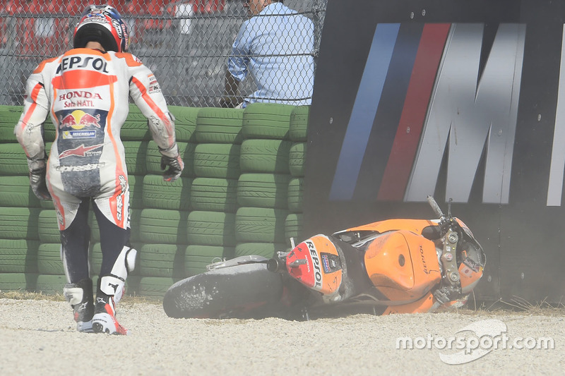 Dani Pedrosa, Repsol Honda Team crash