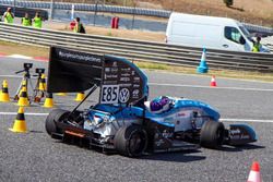 Formula Student Team Delft tijdens Skidpad