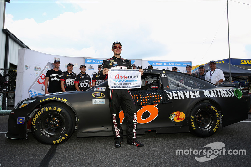 Polesitter Martin Truex Jr., Furniture Row Racing Toyota