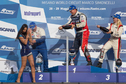Podium: race winner Adam Lacko, second place Jochen Hahn, third place Norbert Kiss
