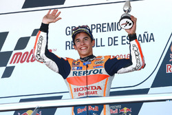 Podium: 3e plaats Marc Marquez, Repsol Honda Team