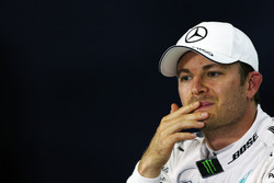 Nico Rosberg Mercedes AMG F1 in the FIA Press Conference