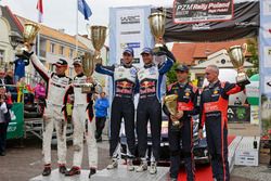 Ott Tanak, Raigo Molder, DMACK World Rally Team; Andreas Mikkelsen, Anders Jäger, Volkswagen Polo WR